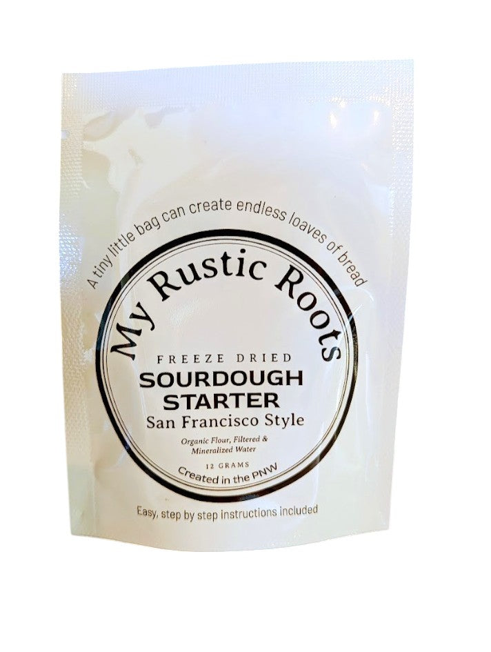 Organic Non-GMO, Freeze Dried, Sourdough Starter. 12 grams
