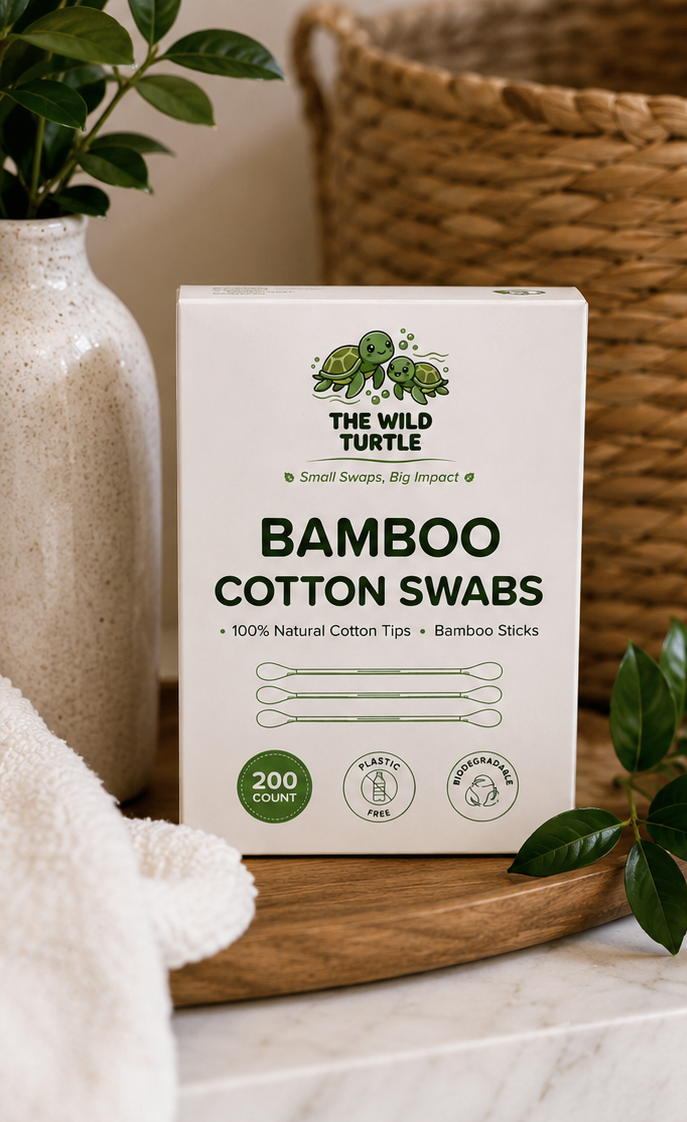 Bamboo Cotton Swabs (200 count)