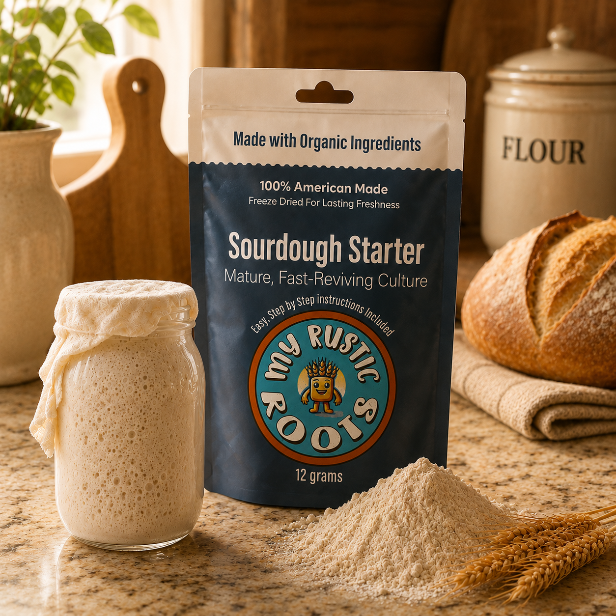 Organic Mature Sourdough Starter – 12g