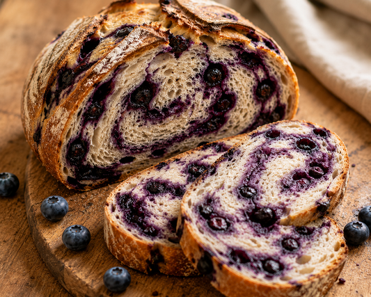 Blueberry Swirl Sourdough Loaf