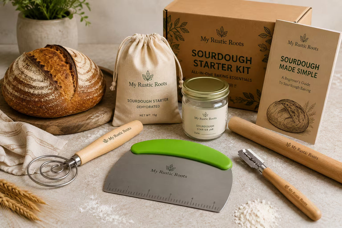 artisan sourdough bread baking equipment setup