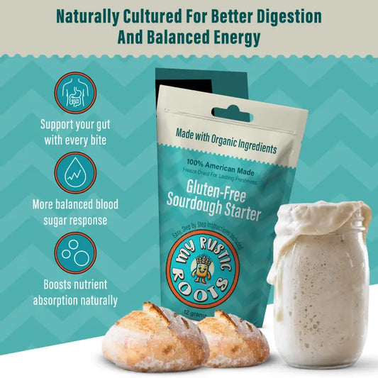Organic Non-GMO Gluten-Free Sourdough Starter – 12g