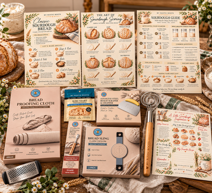 From Starter to Loaf Gift Box | Sourdough Starter Kit with Bread Baking Tools & Beginner Guide