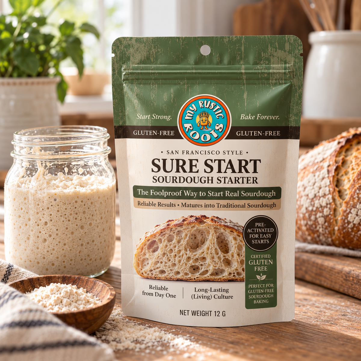 The First Loaf Box | Beginner Sourdough Starter & Baking Essentials Kit