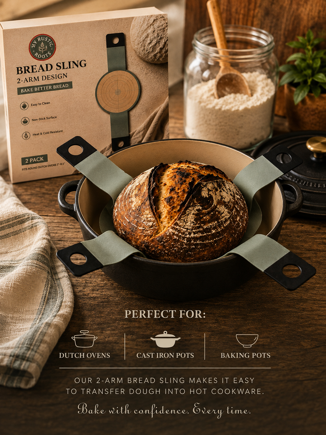 4-Arm Bread Sling (2 pack)