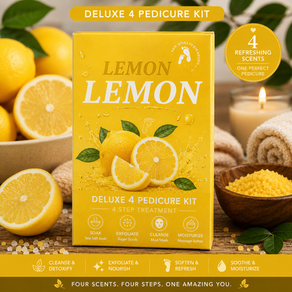 Lemon 4-Step Deluxe Pedicure Treatment