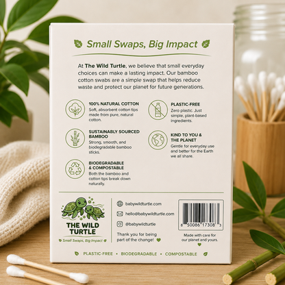 Bamboo Cotton Swabs (200 count)
