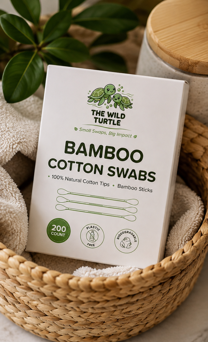Bamboo Cotton Swabs (200 count)
