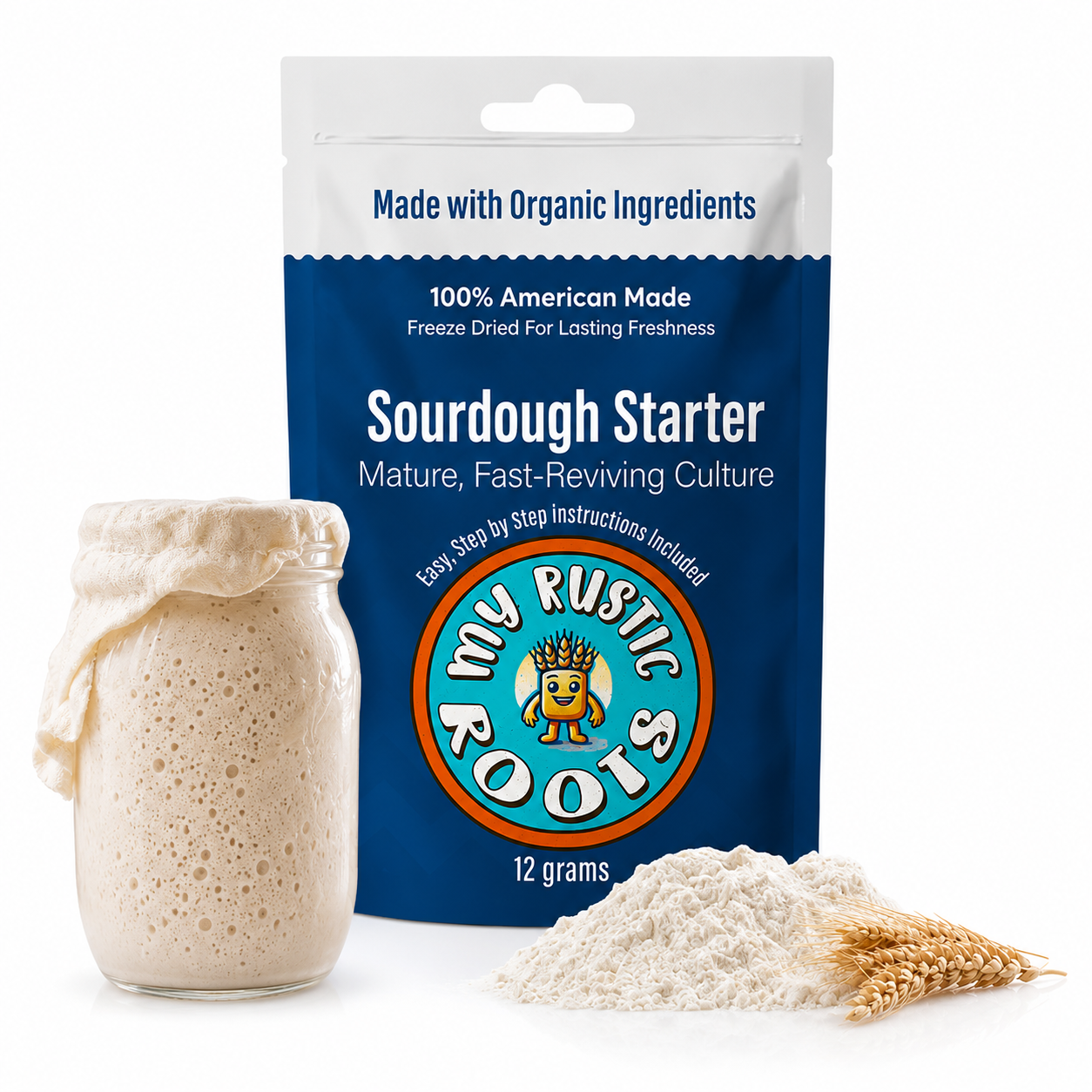 Organic Mature Sourdough Starter – 12g