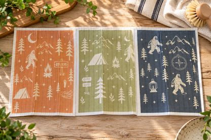 Swedish Dishcloths 6pack- Bigfoot Camping