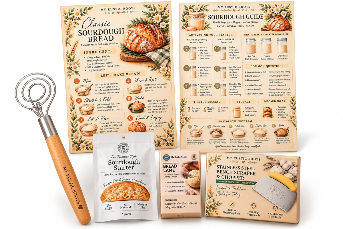 The First Loaf Box | Beginner Sourdough Starter & Baking Essentials Kit