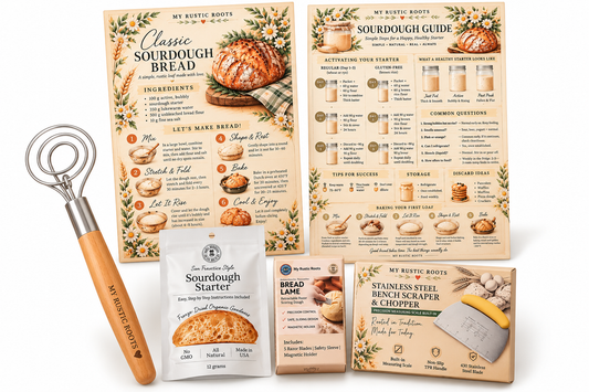 The First Loaf Box | Beginner Sourdough Starter & Baking Essentials Kit