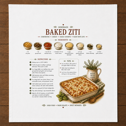 Recipe Tea Towels 50 designs