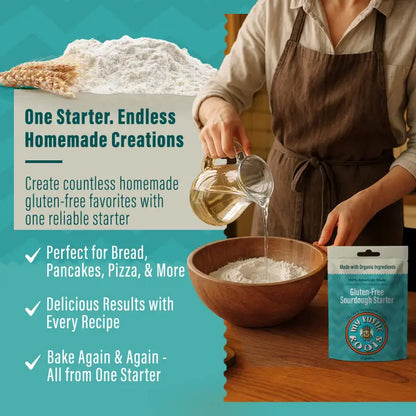 Organic Non-GMO Gluten-Free Sourdough Starter – 12g