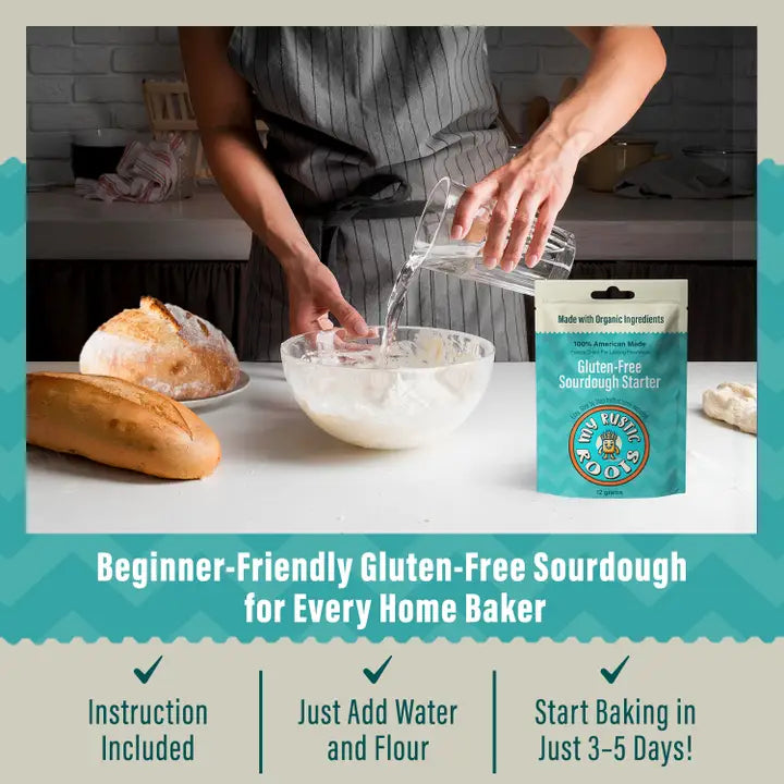 Organic Non-GMO Gluten-Free Sourdough Starter – 12g