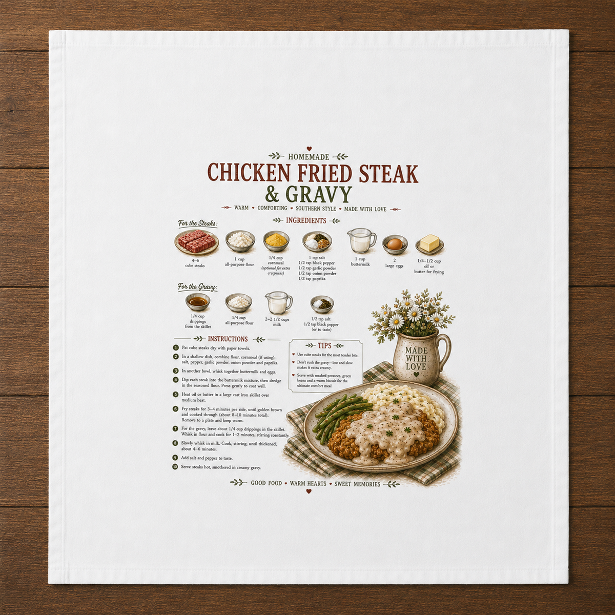 Recipe Tea Towels 50 designs