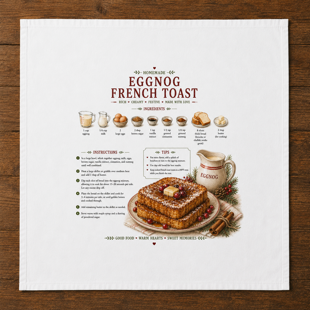 Recipe Tea Towels 50 designs