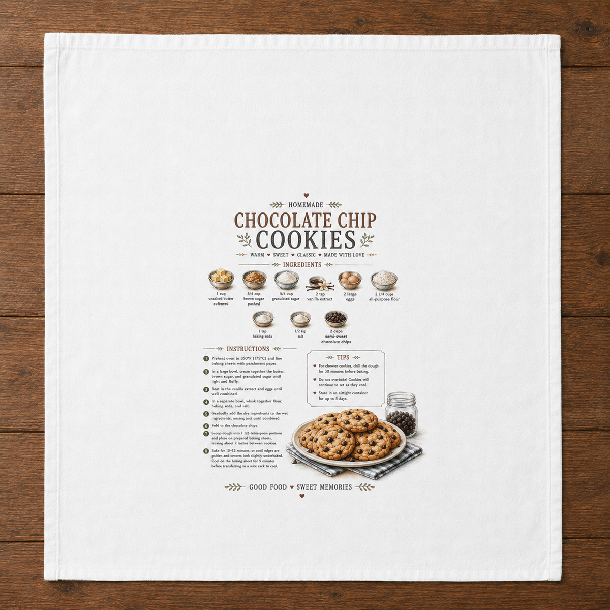Recipe Tea Towels 50 designs