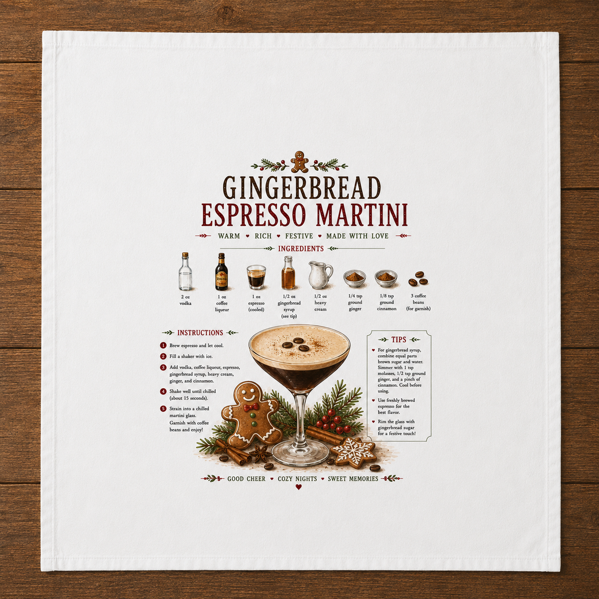 Recipe Tea Towels 50 designs