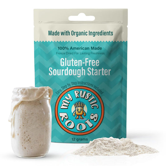 Organic, Non GMO GLUTEN FREE Sourdough Starter 12 gram.