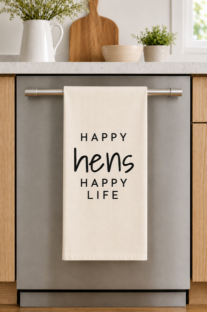 Chicken Sayings | Flour Sack Tea Towel  50-Designs