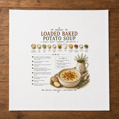 Recipe Tea Towels 50 designs
