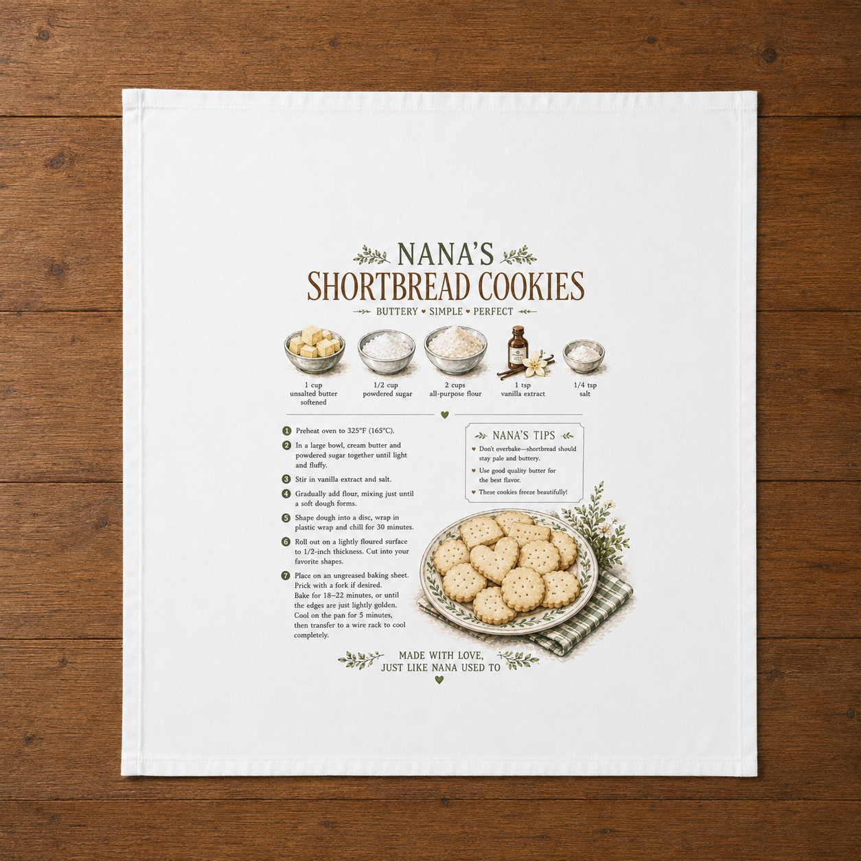 Recipe Tea Towels 50 designs