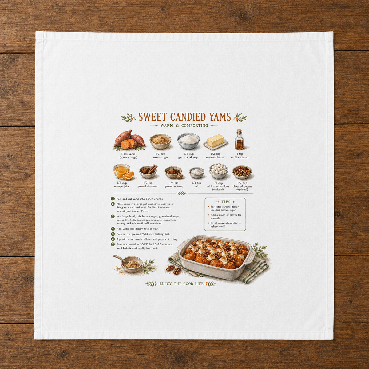 Recipe Tea Towels 50 designs