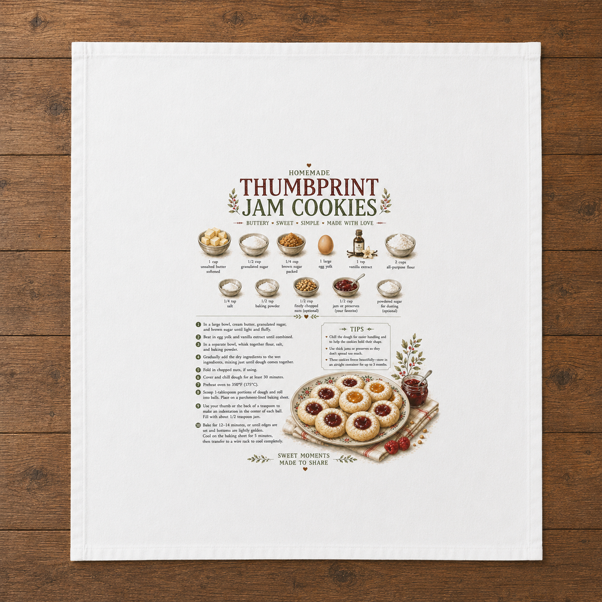 Recipe Tea Towels 50 designs